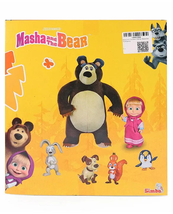 Simba Masha and The Bear Masha Animal Set