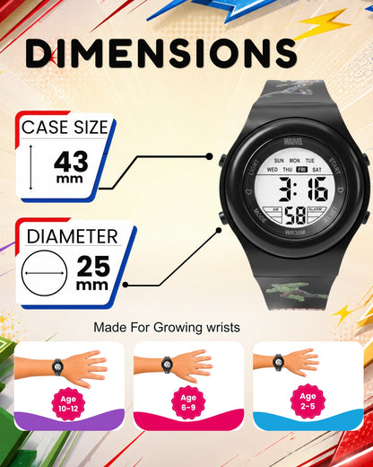 Spiky MB05 Avengers theme Digital Kids Watch