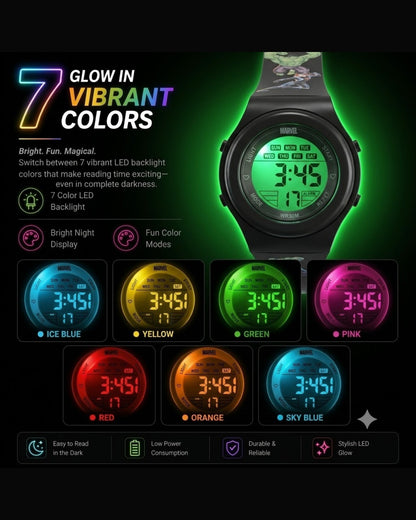 Spiky MB05 Avengers theme Digital Kids Watch