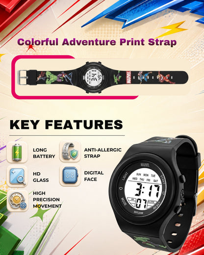 Spiky MB05 Avengers theme Digital Kids Watch