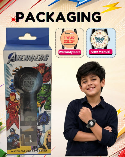 Spiky MB05 Avengers theme Digital Kids Watch