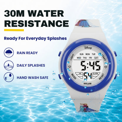 Spiky MB05 Frozen Theme Digital Kids Watch with 7-Color LED Backlight