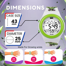 Spiky MB05 Superhero Hulk Theme Digital Kids Watch with 7-Color LED Backlight