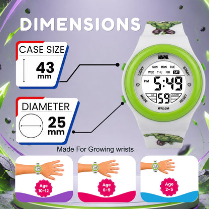 Spiky MB05 Superhero Hulk theme Digital Kids Watch