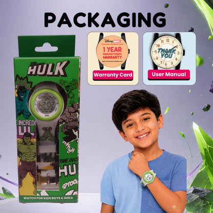 Spiky MB05 Superhero Hulk theme Digital Kids Watch