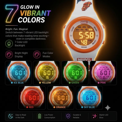 Spiky MB05 Iron Man theme Digital Kids Watch