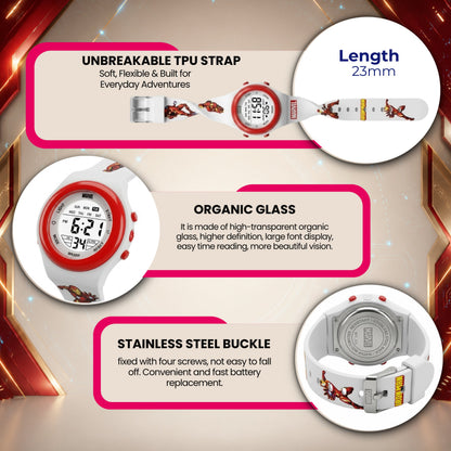 Spiky MB05 Iron Man theme Digital Kids Watch