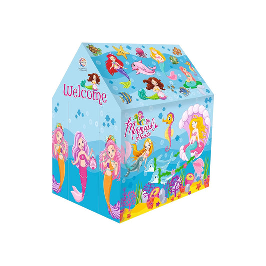 Ratna's Play Tent House Jumbo Size, Light Weight for Kids 3-10 Years Girls and Boys (Mermaid House)
