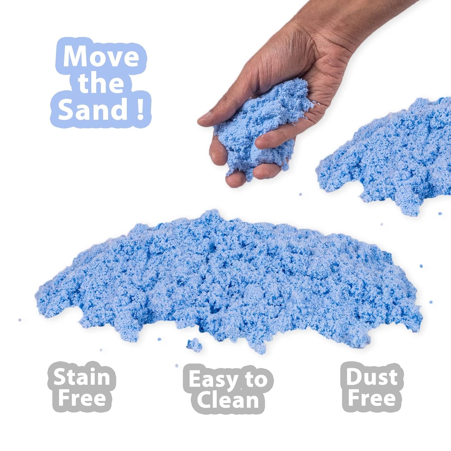 Mini Sand 200gm Kinetic Play Sand with Moulds