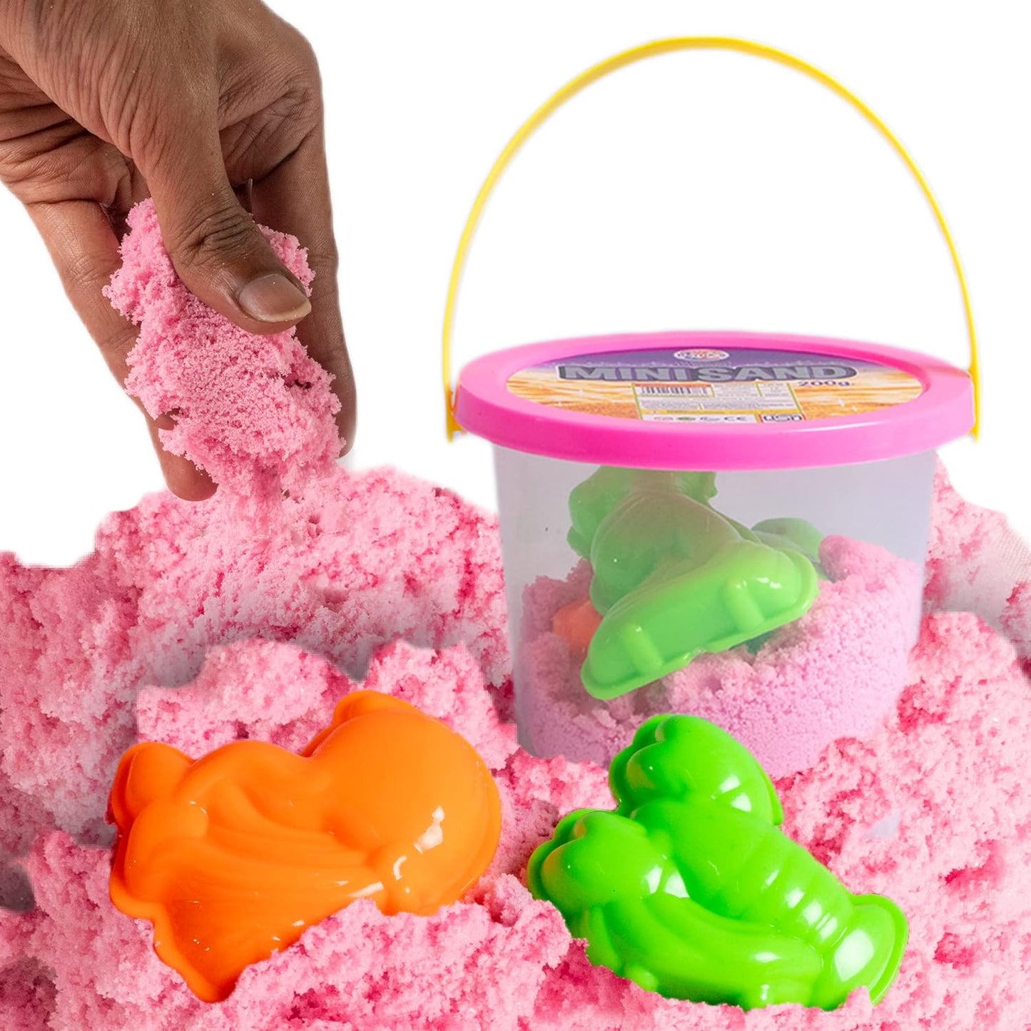 Mini Sand 200gm Kinetic Play Sand with Moulds