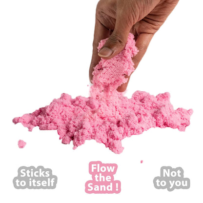 Mini Sand 200gm Kinetic Play Sand with Moulds