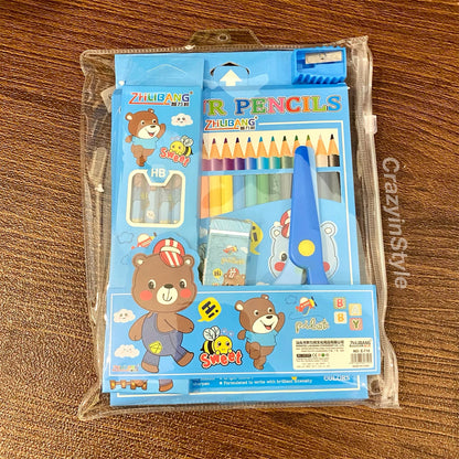 Colouring And Craft Gift Set (Set of 6 Items)