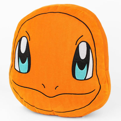 Mirada Orange Pokemon Charmander Face Soft Toy - Officially Licensed - Soft & Comfortable Plush Pillow - Ideal Gift for Kids, Boys & Girls - 35cm
