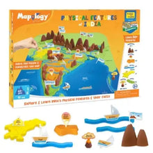 Mapology Physical Features of India– 3D Educational Puzzle Map for Kids