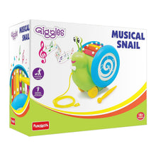 Funskool Giggles Musical Snail Pull Along Toy