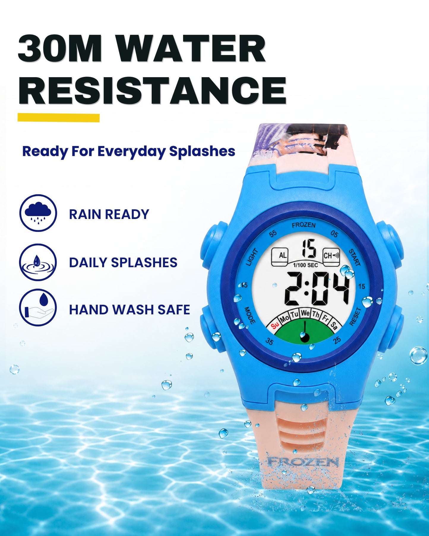 Spiky MV07 Frozen theme Digital Kids Watch