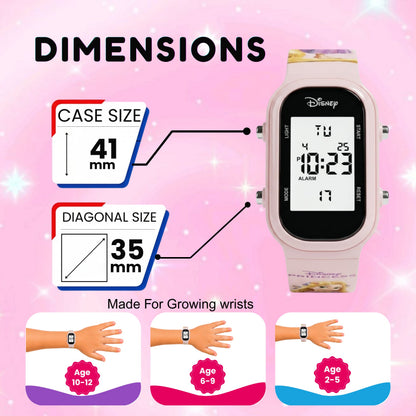 Spiky MV08 Princess theme Digital Kids Watch