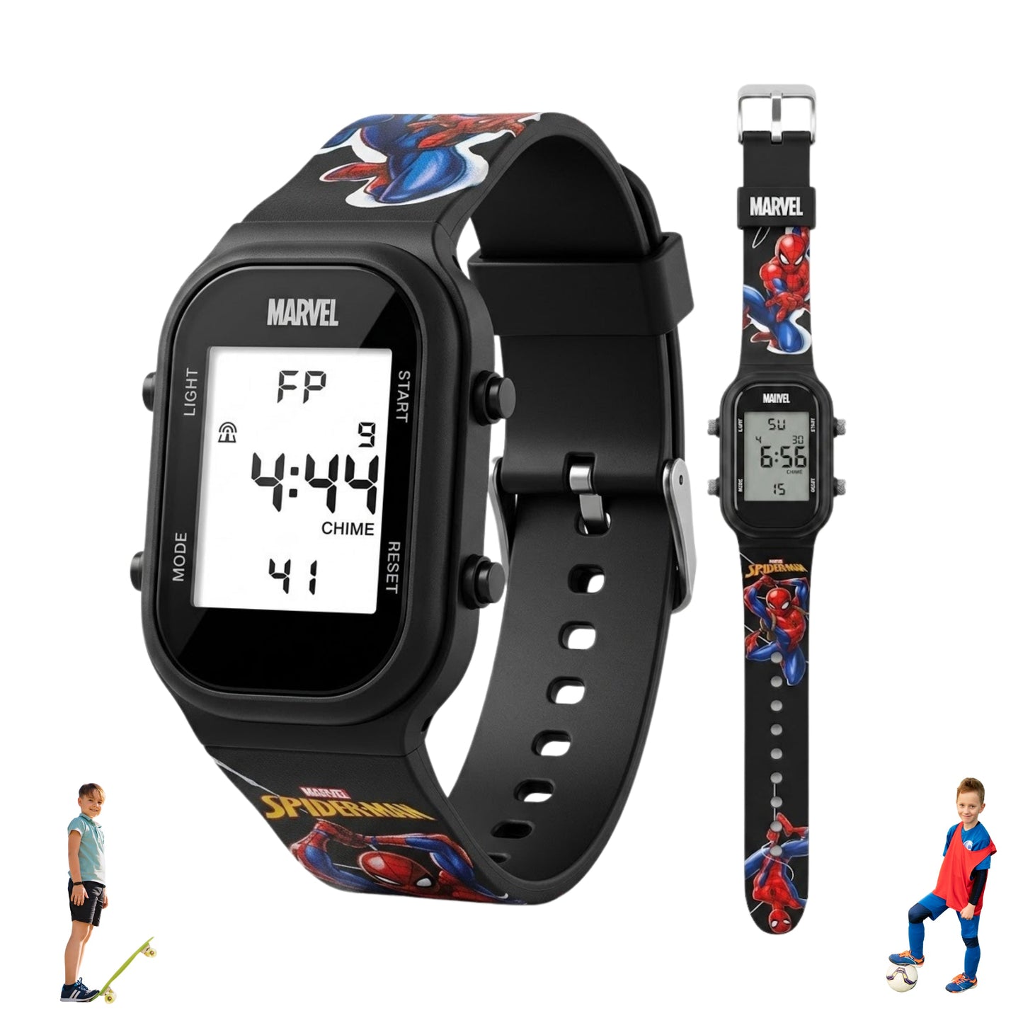 Spiky MV08 Spiderman theme Digital Kids Watch
