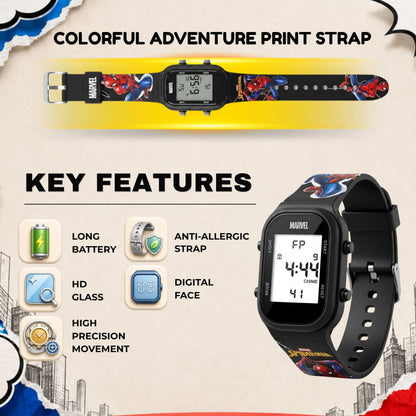 Spiky MV08 Spiderman theme Digital Kids Watch