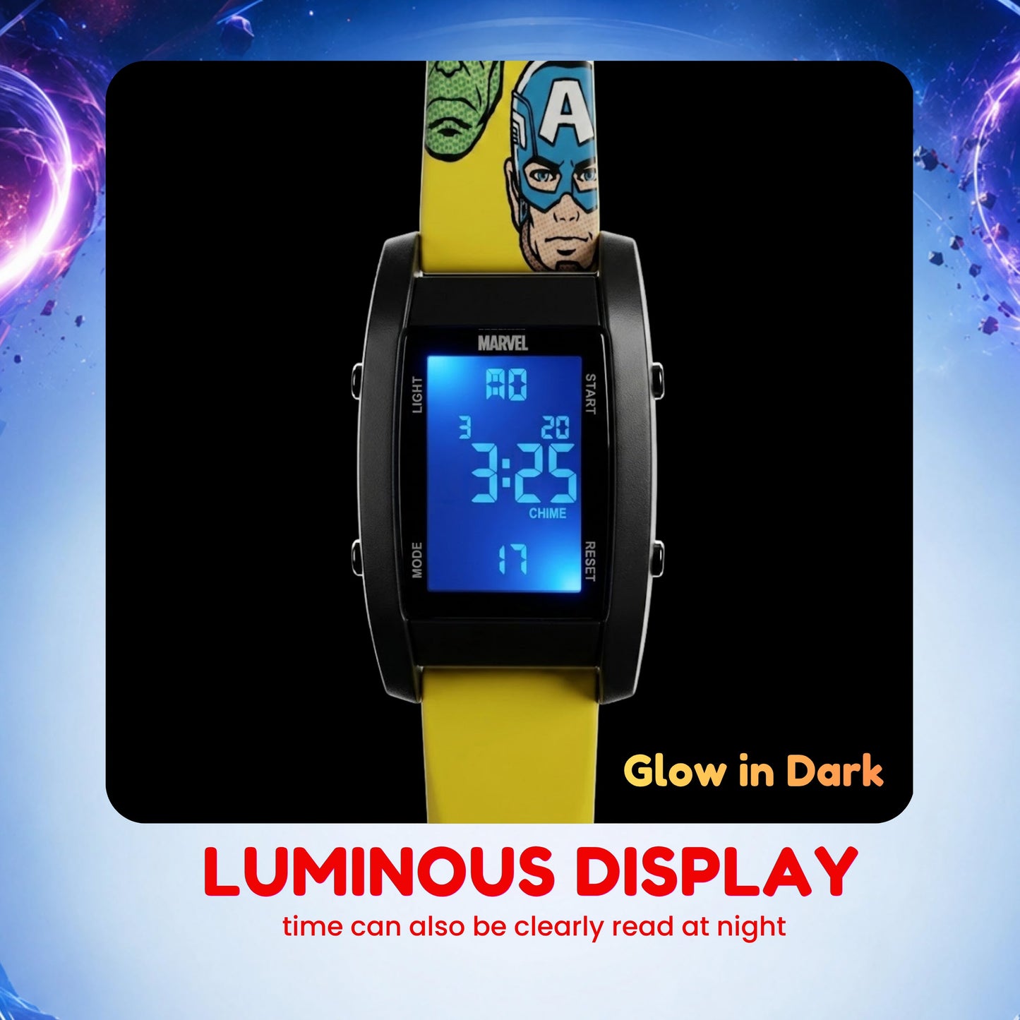 Spiky MV09 Avengers Digital Watch for Kids