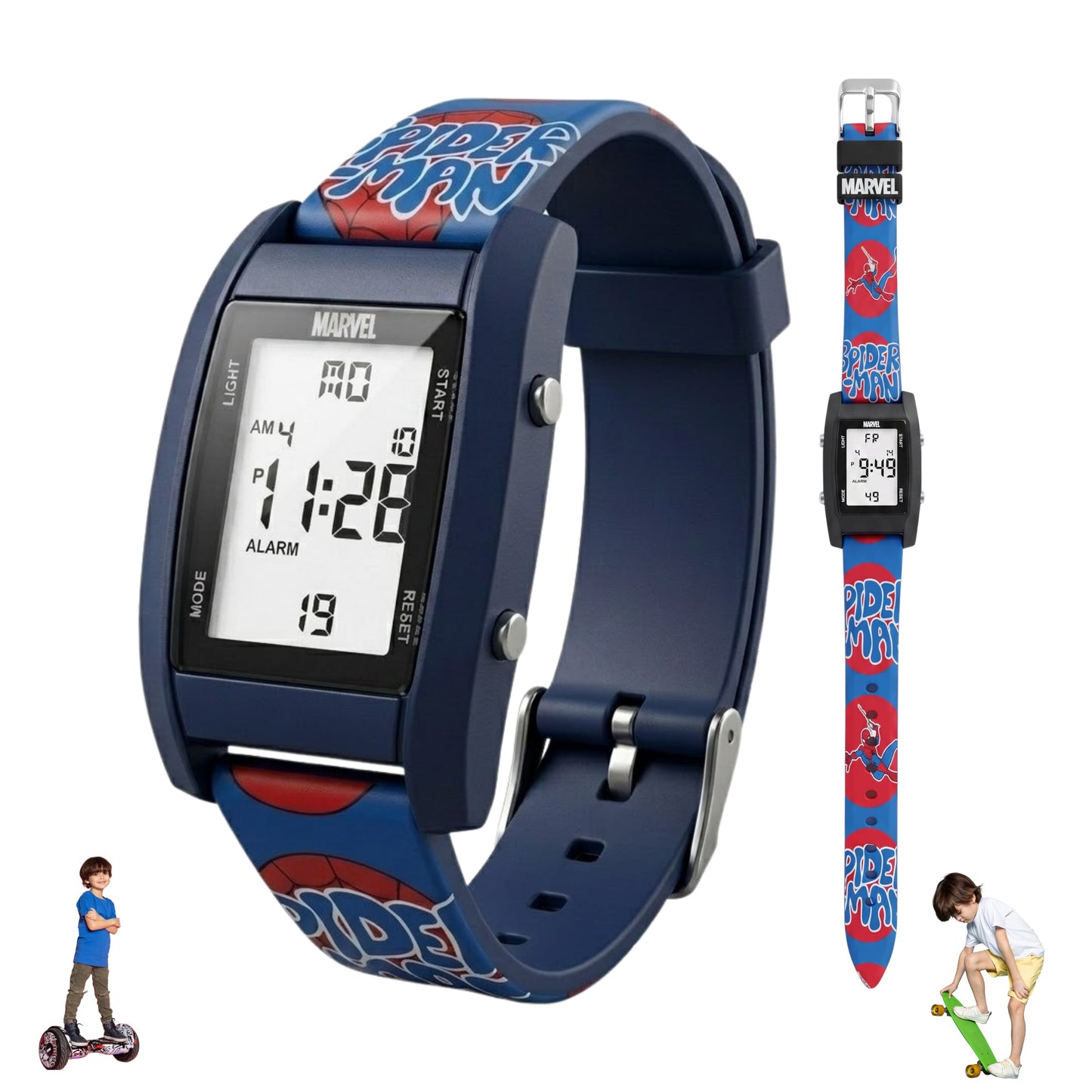 Spiky MV09 Spiderman Digital Watch for Kids