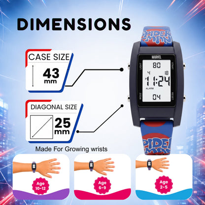 Spiky MV09 Spiderman Digital Watch for Kids
