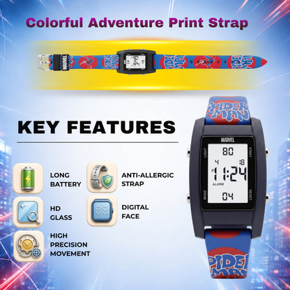 Spiky MV09 Spiderman Digital Watch for Kids