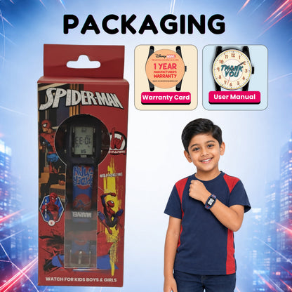 Spiky MV09 Spiderman Digital Watch for Kids