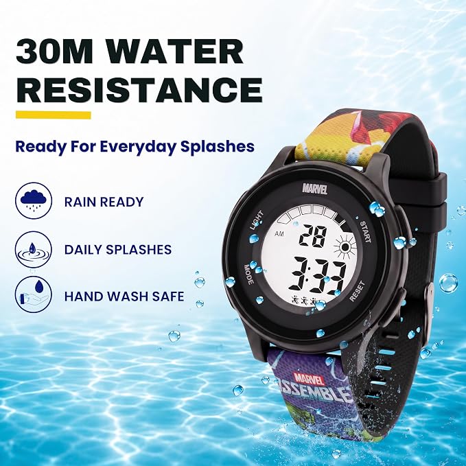 Spiky MV10 Avengers Digital Kids Watch