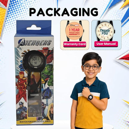 Spiky MV10 Avengers Digital Kids Watch