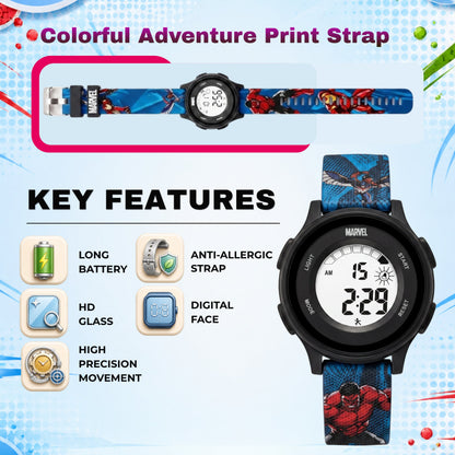 Spiky MV10 Hulk Theme Digital Kids Watch