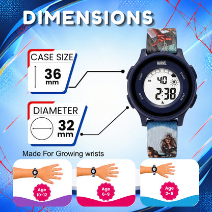 Spiky MV10 SpiderMan theme Digital Kids Watch