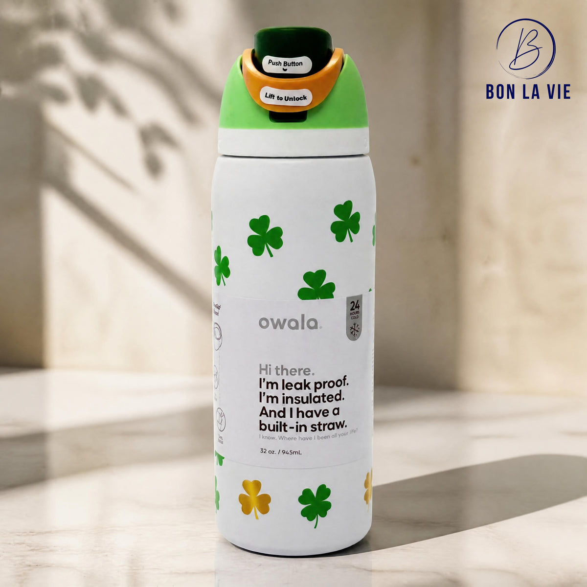 Owala FreeSip 950ml Insulated Bottle with Built-In Straw