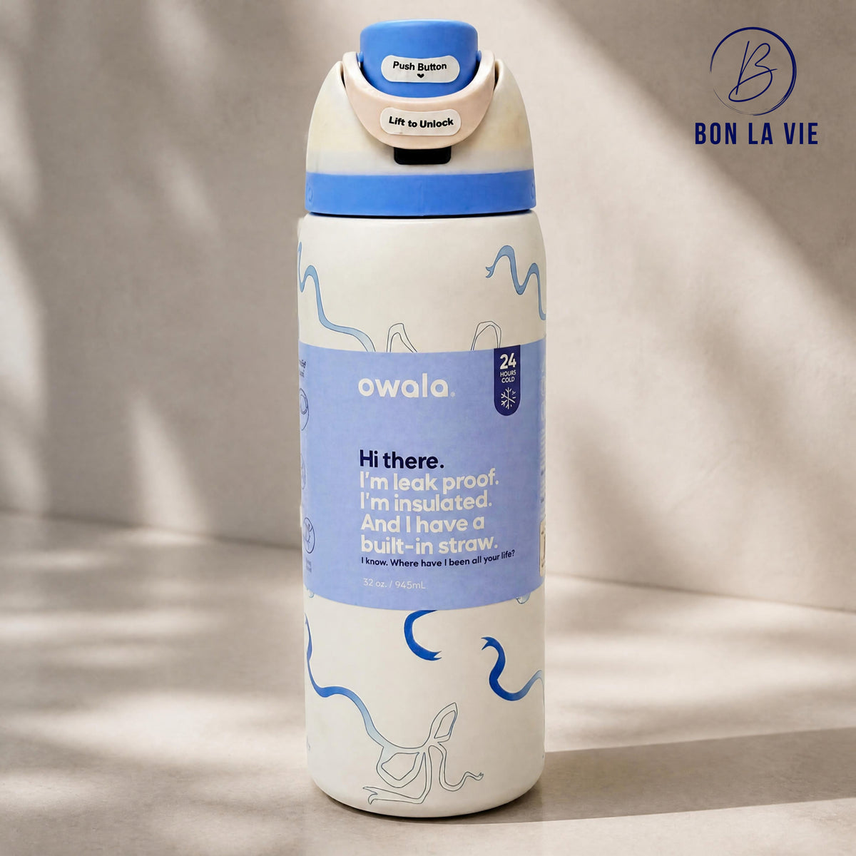 Owala FreeSip 950ml Insulated Bottle with Built-In Straw