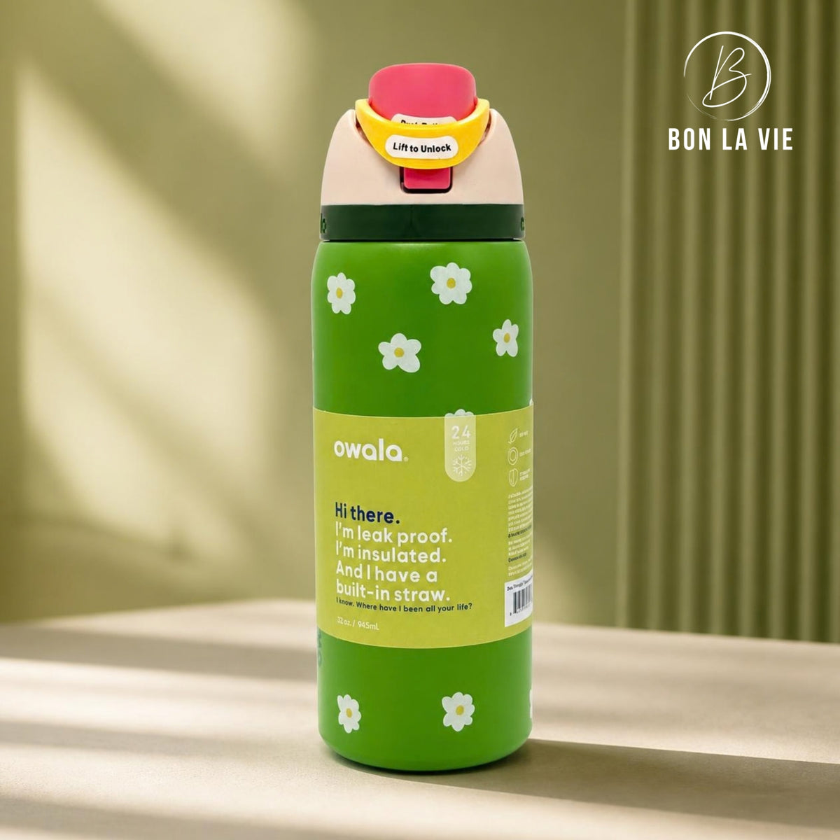 Owala FreeSip 950ml Insulated Bottle with Built-In Straw
