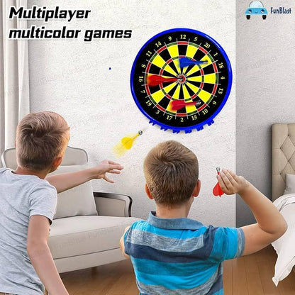Magnetic Dart Board with 6 Darts, 33 cm Diameter