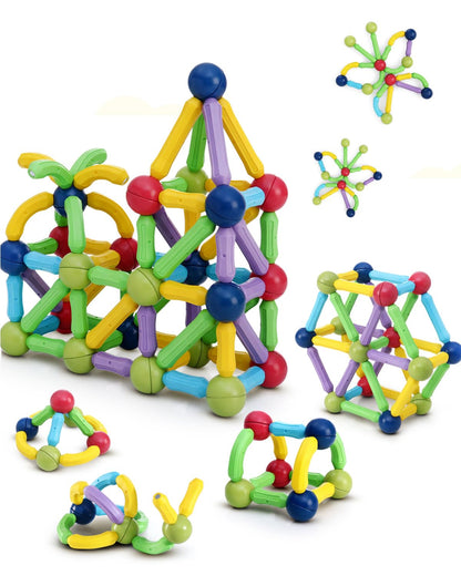 Magnetic Building Block Rod Set – 36 Pcs