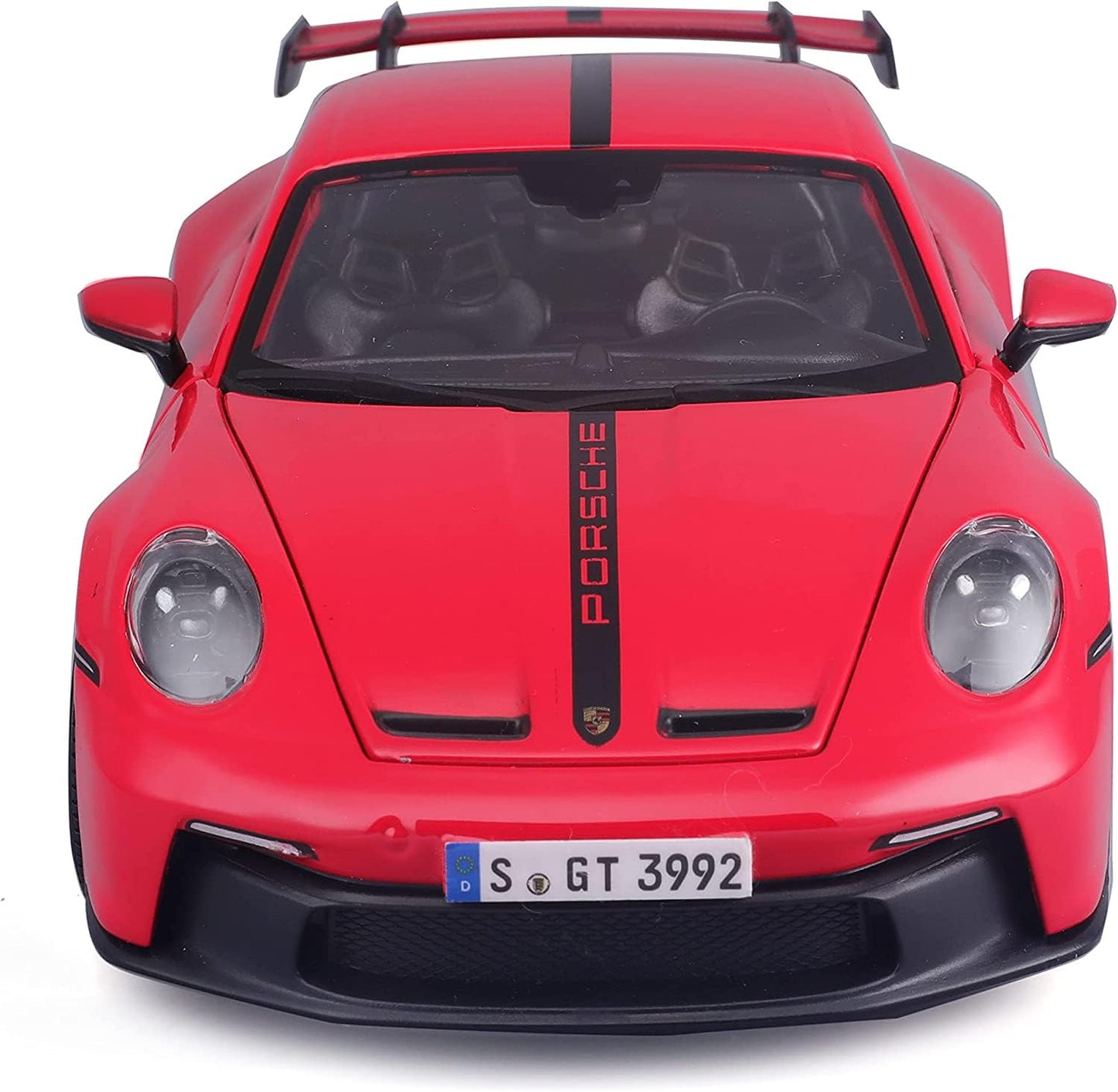 Maisto - 1/18 Scale Model Compatible with Porsche 911 GT3 RS 2023 Premium Edition (Red) Sports Car Miniature Collectible Model