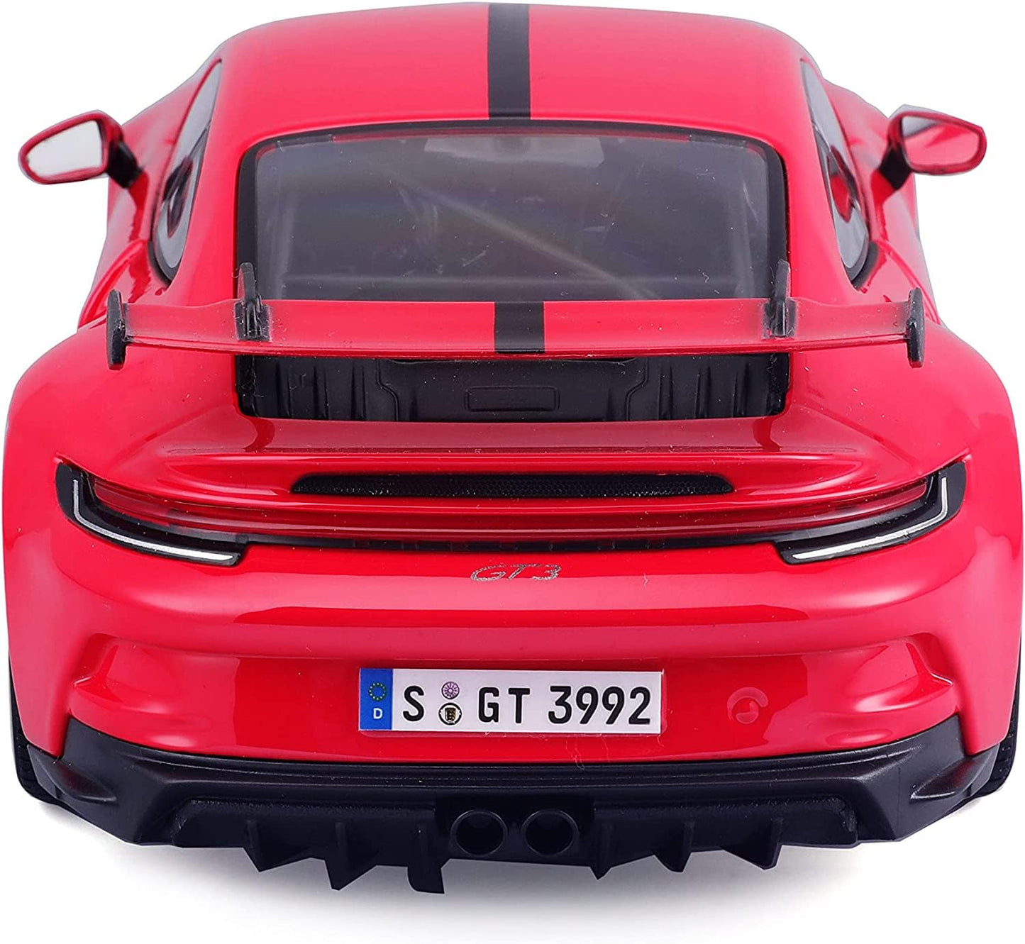 Maisto - 1/18 Scale Model Compatible with Porsche 911 GT3 RS 2023 Premium Edition (Red) Sports Car Miniature Collectible Model