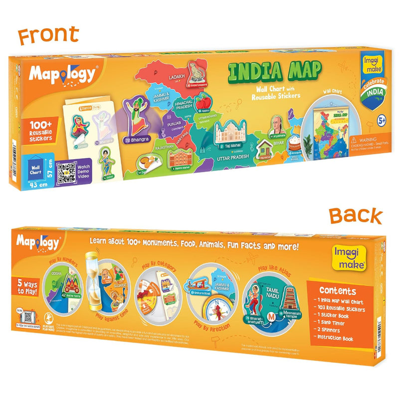 Mapology Imagimake India Map