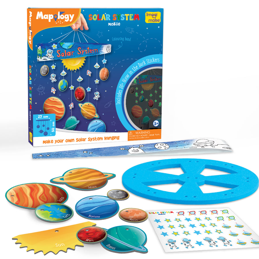 Mapology Imagimake Solar System Mobile