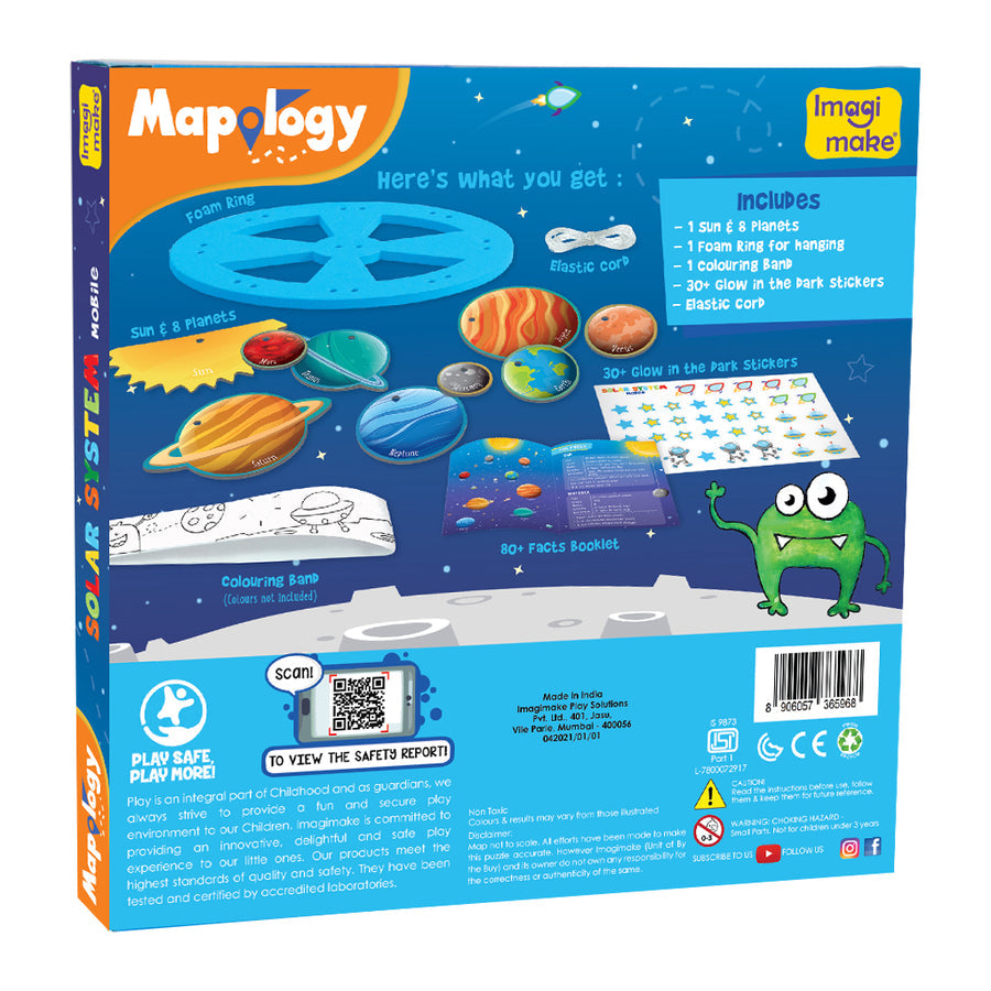 Mapology Imagimake Solar System Mobile