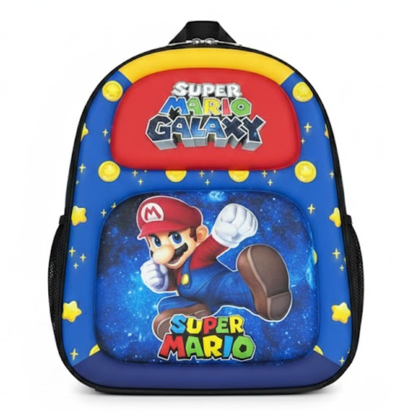 Marvel, Kuromi and Mario School Bag for Kids - Small
