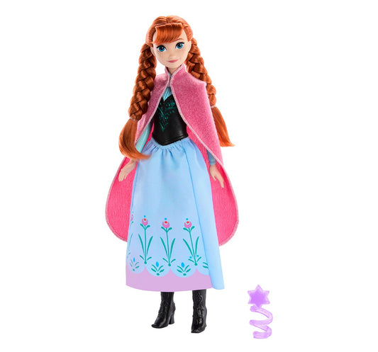 Mattel Disney Frozen Anna Magical Color-Change Skirt Fashion Doll, Inspired by Disney Movie, Posable