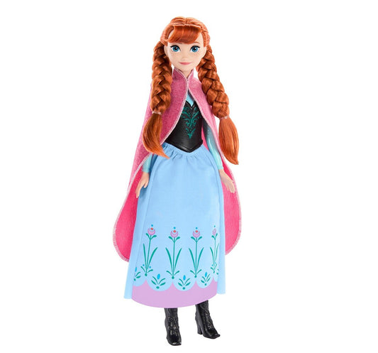 Mattel Disney Frozen Anna Magical Color-Change Skirt Fashion Doll, Inspired by Disney Movie, Posable