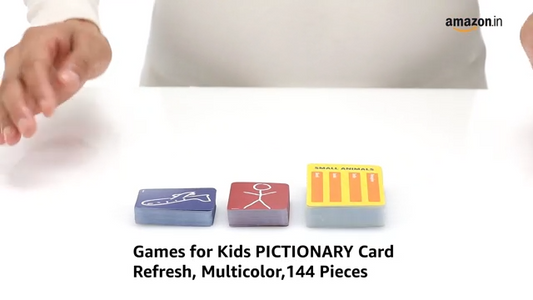 Games PICTIONARY Card Games Refresh, Multicolor