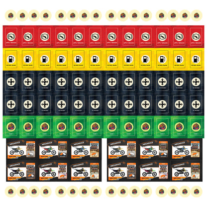 Funskool Games Megarace,Adventure Game,Bike Game, for 6 Year Old Kids and Above, Multicolor