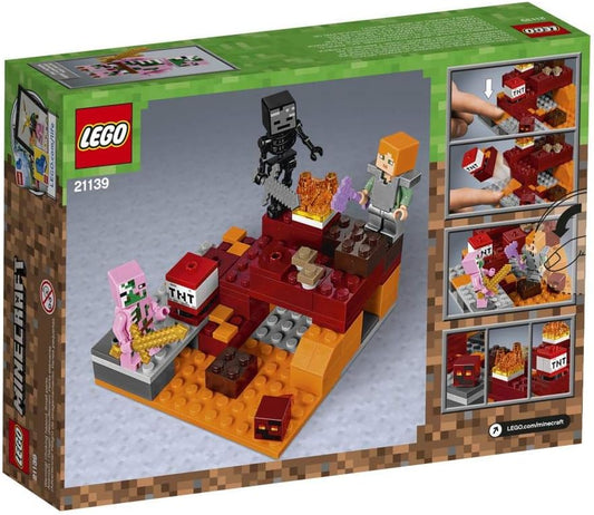 LEGO Minecraft The Nether Fight 21139 Building Kit (84 Piece)