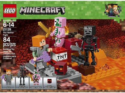 LEGO Minecraft The Nether Fight 21139 Building Kit (84 Piece)