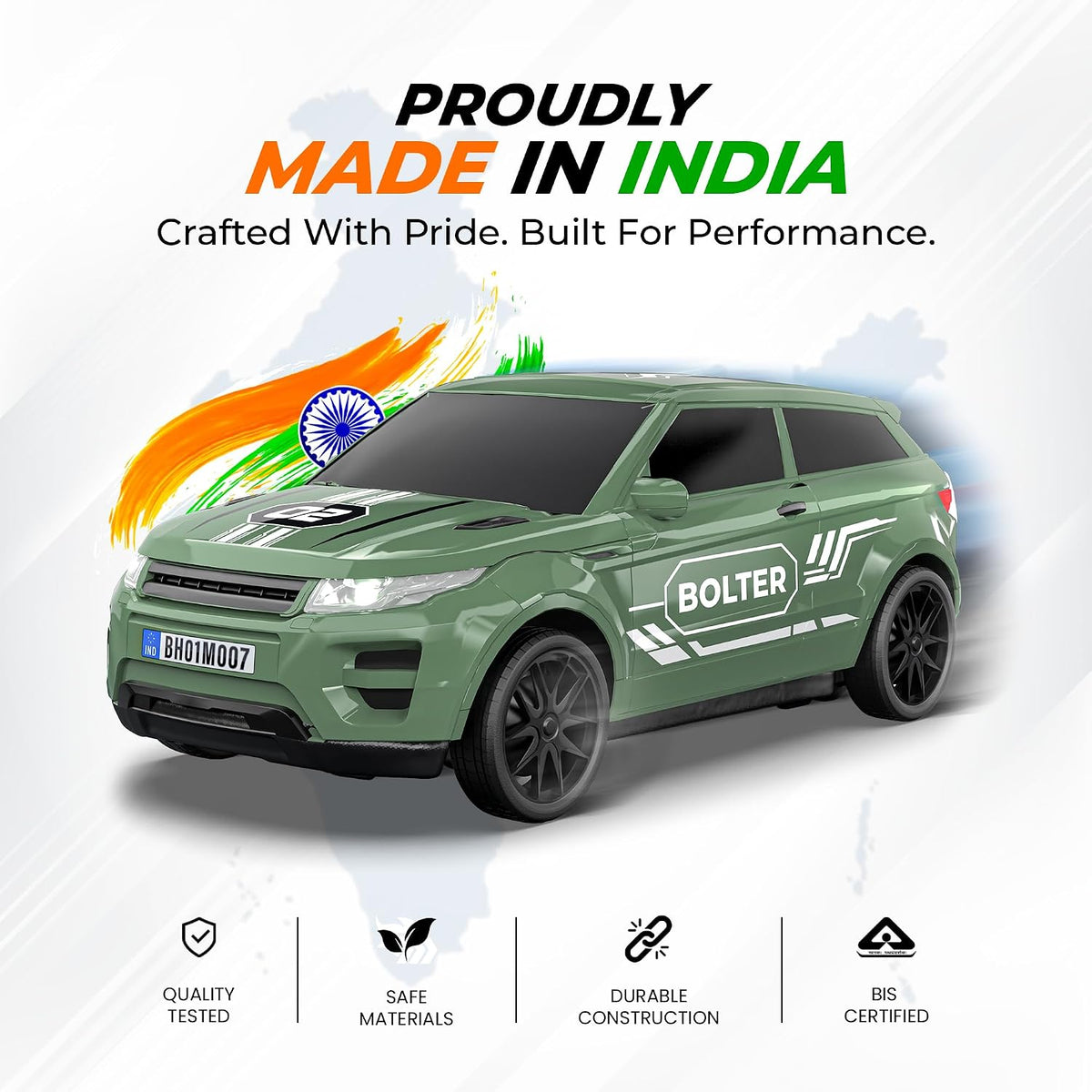 Mirana Bolter SUV RC Car with Turbo Boost and LED Lights